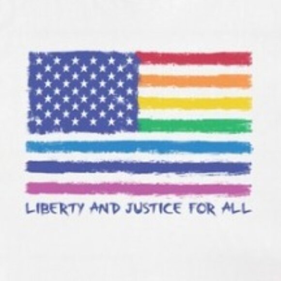 Liberty And Justice For All T-shirt l LGBT T-shirt, LGBTQ T-shirt - Picture 2 of 4